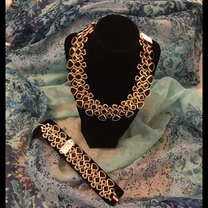 NWT Vintage Park Lane Ebony Lace set